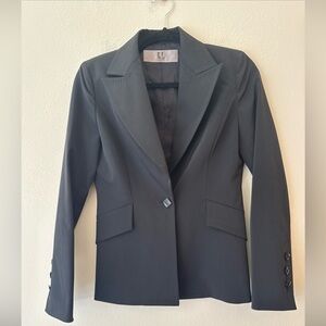 Vintage Karl Lagerfeld Elegant Black Women's Blazer